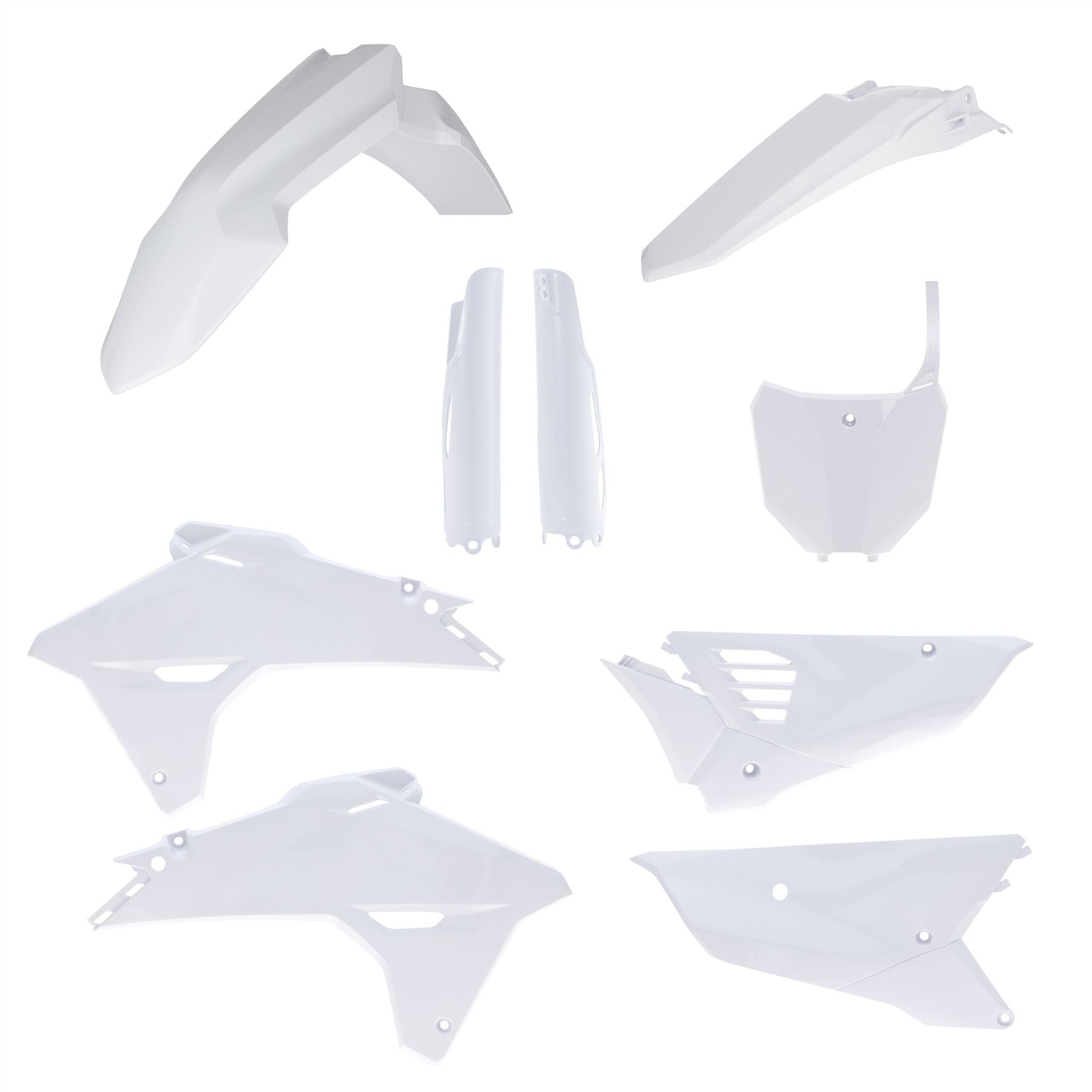 Acerbis Full Plastic Kit White For HONDA CRF 450 HRC-WE 2027